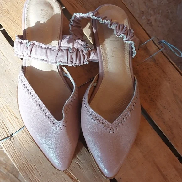 Mim Leather flats, New, slingback - Picture 1 of 3